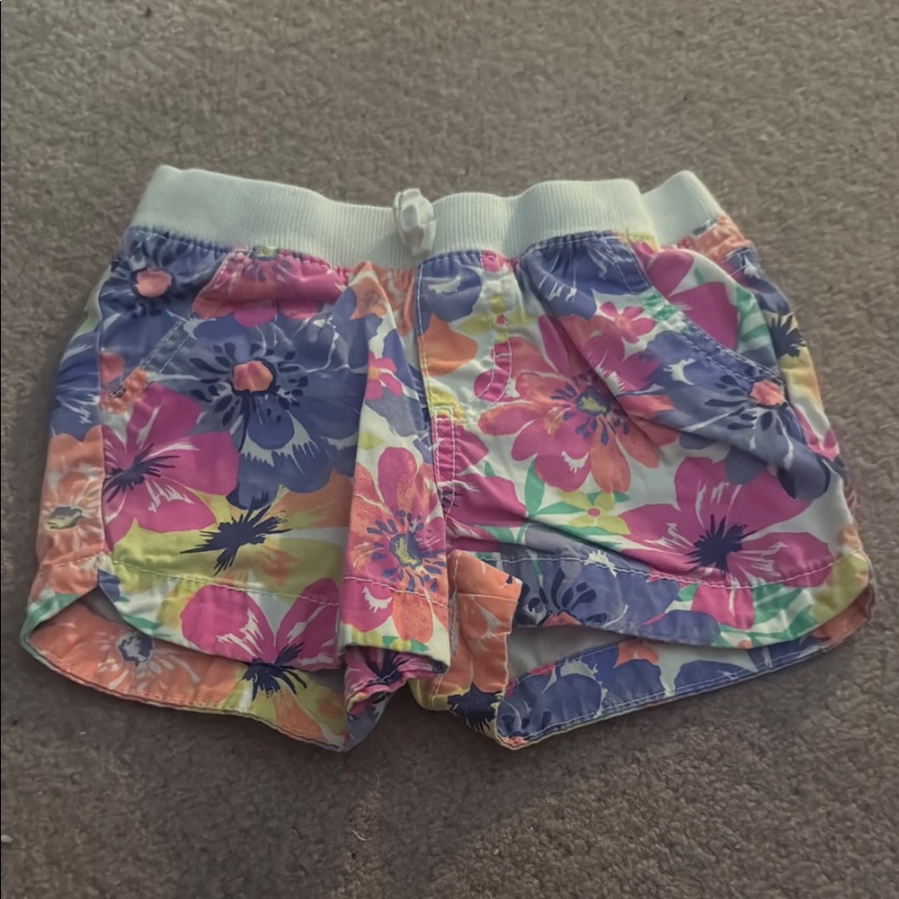 3/$10 SALE! Cherokee Kids Floral Shorts - Multicolor